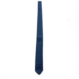 Hermès Paris Blue H Pattern Silk Tie – New with Box & Tag